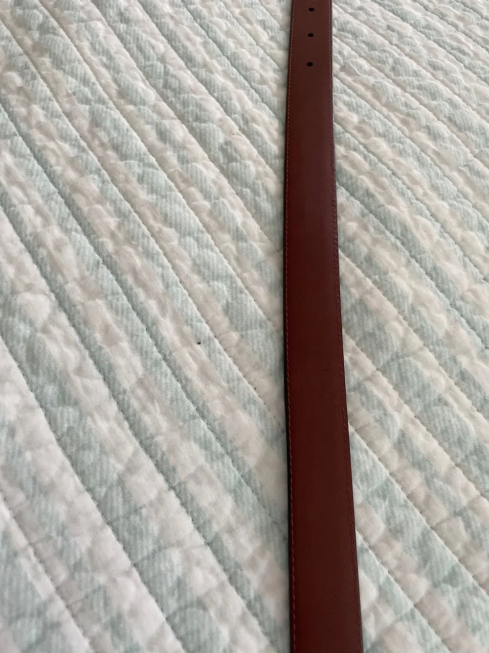 Coach Dark Brown Leather Belt with Gold Buckle - Picture 8 of 10